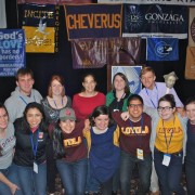 Loyola Chicago group at Ignatian Family Teach-In for Justice