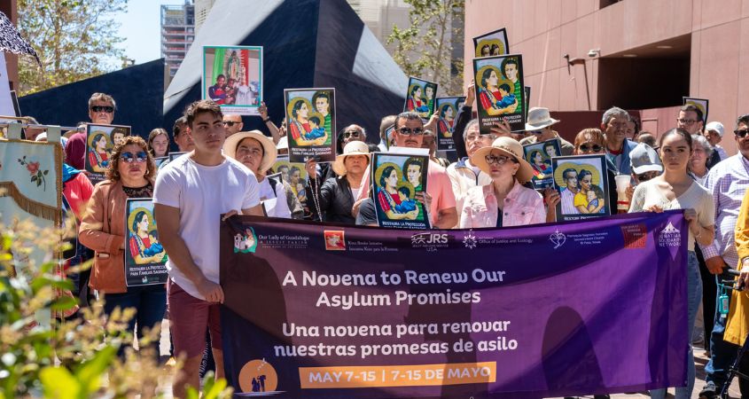 Prayer and Solidarity: Ignatian Family Spearheads Demonstrations and Novena for Asylum Seekers