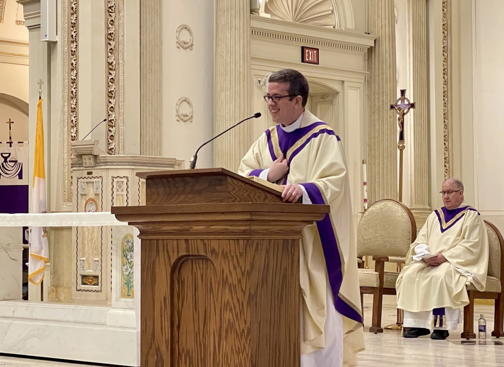 Fr. Christopher Kellerman, S.J., Secretary of the Office of Justice and Ecology celebrated the 2024 Ignatian Mass for Life.